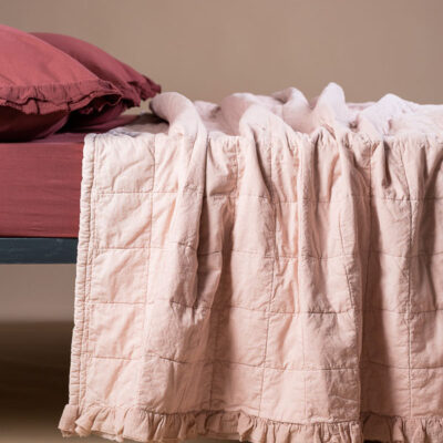 Completo matrimoniale rosa shabby chic (1)